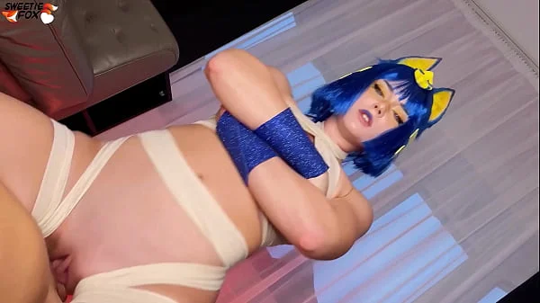 Cosplay Ankha meme 18  real porn version by SweetieFox
