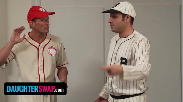 Cute StepDaughters Cecelia Taylor & Mazy Myers Get Naughty With A Baseball Bat - DaughterSwap